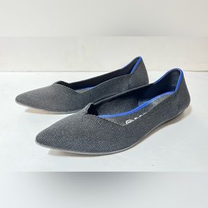 Rothy’s The Point Flats Women’s size 8.5 Black Slip-On Ballet Dress Casual Shoes